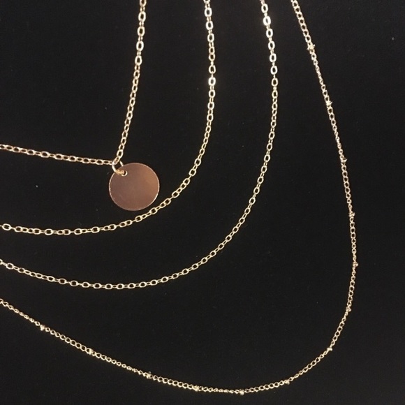 Beautiful layered bohemian necklace - Picture 4 of 5